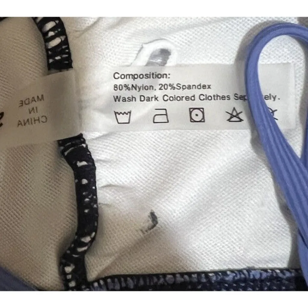 Shein Bikini Top Size Small ~ Blue ~ Adjustable - Image 4