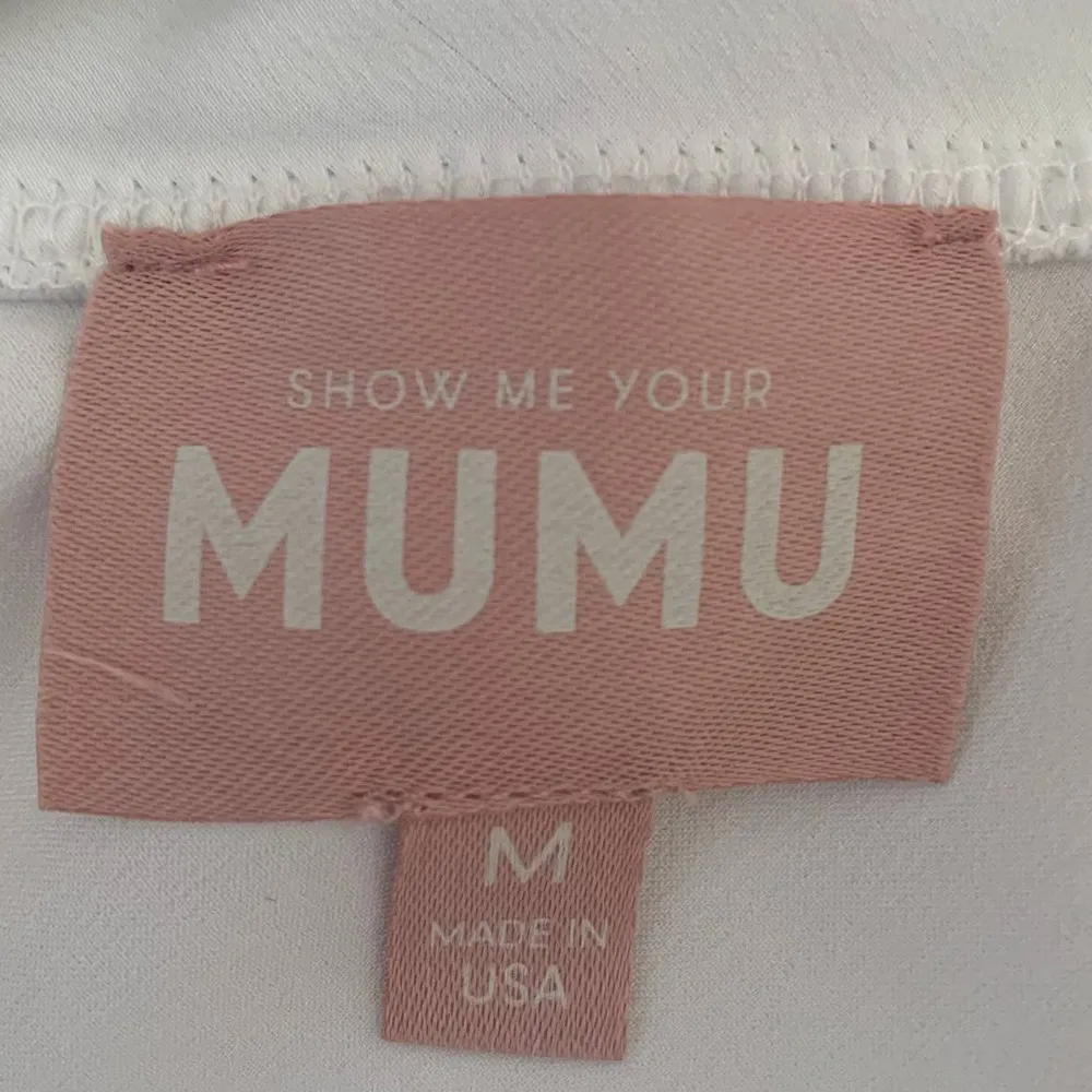 NEW Show Me Your Mumu Verona Cowl Dress in White Luxe Satin - Image 6