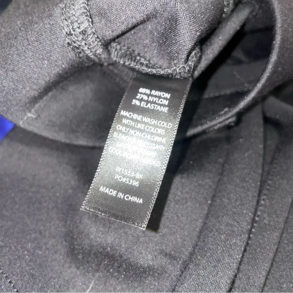 Betabrand Two-Pocket DPYP Dress Pant Yoga Pant Bootcut Women M Long Office Black - Image 9