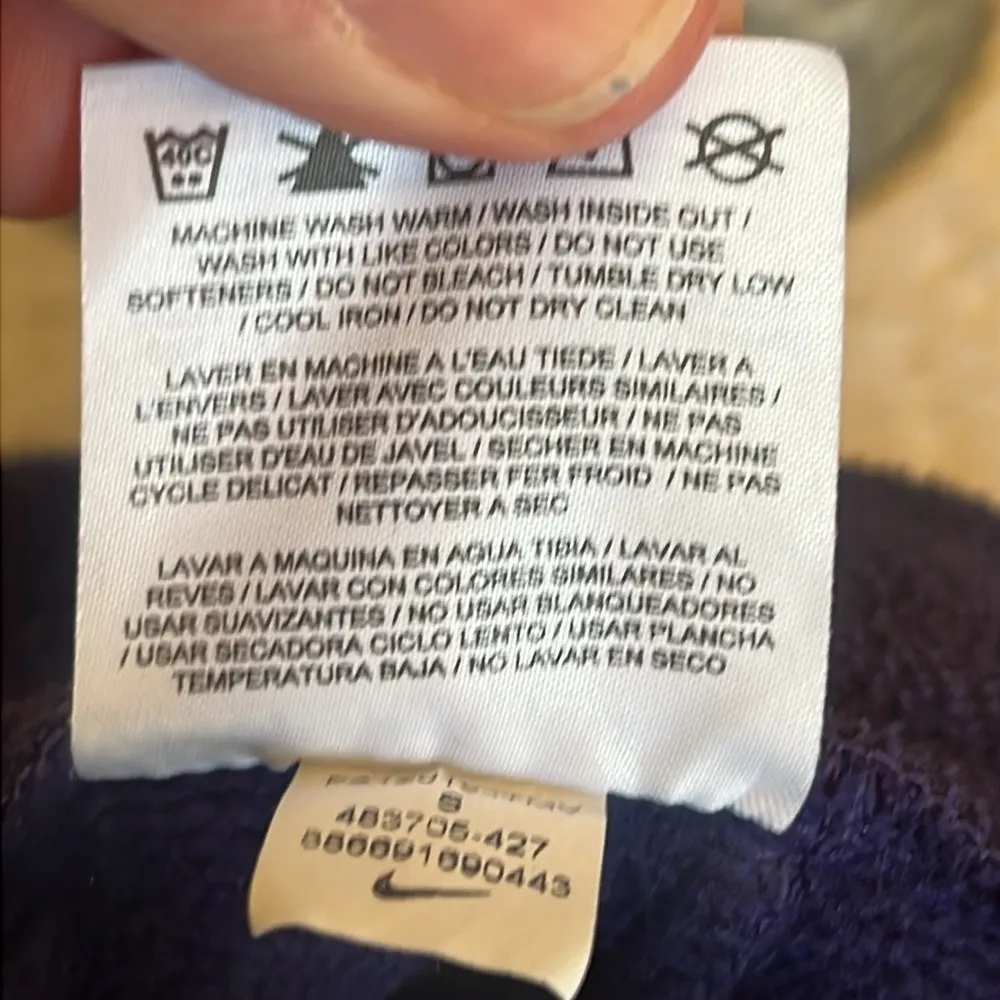 Nike Golf Tour Performance Therma Fit Women’s Purple Zip-Up Jacket Small - Image 7