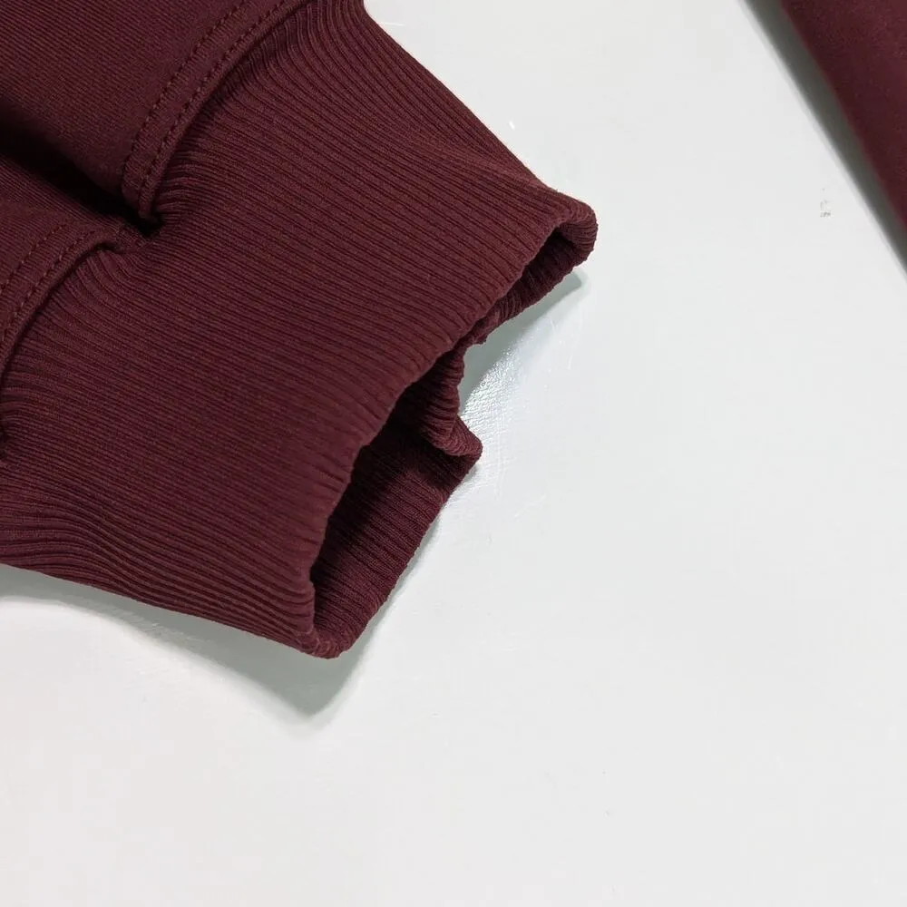 Lululemon Keep Moving Joggers Stretch Luxtreme High Rise Pants Red Merlot - Image 5