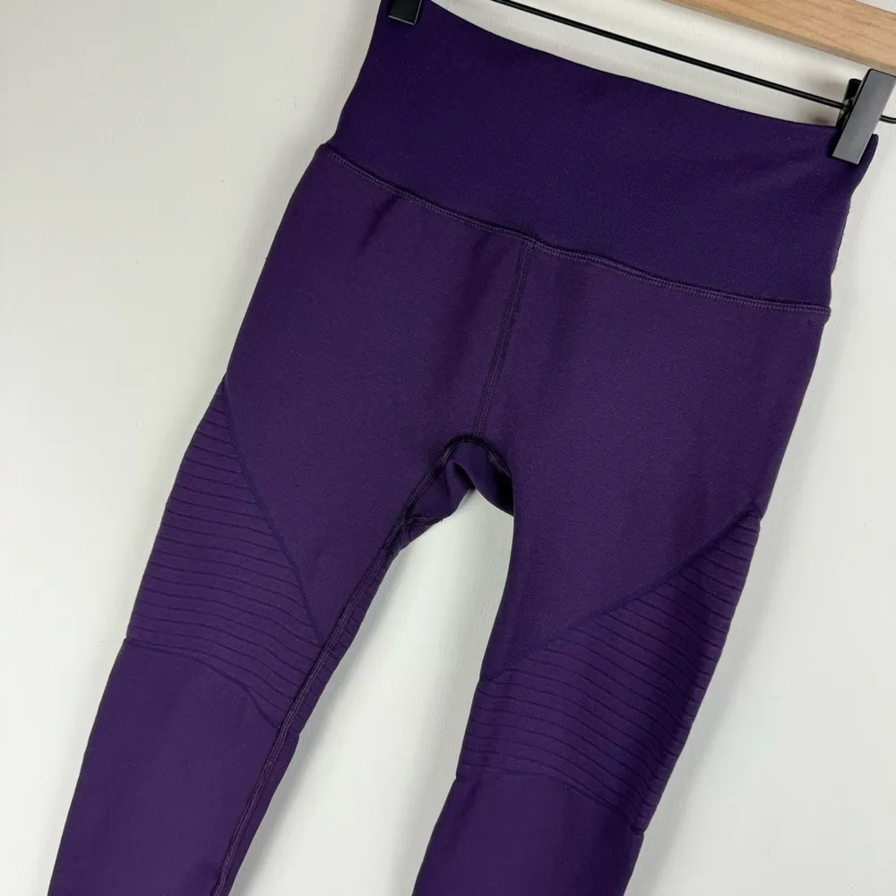 Alphalete OG Revival Leggings Purple Sz Small High Rise Athletic - Image 8