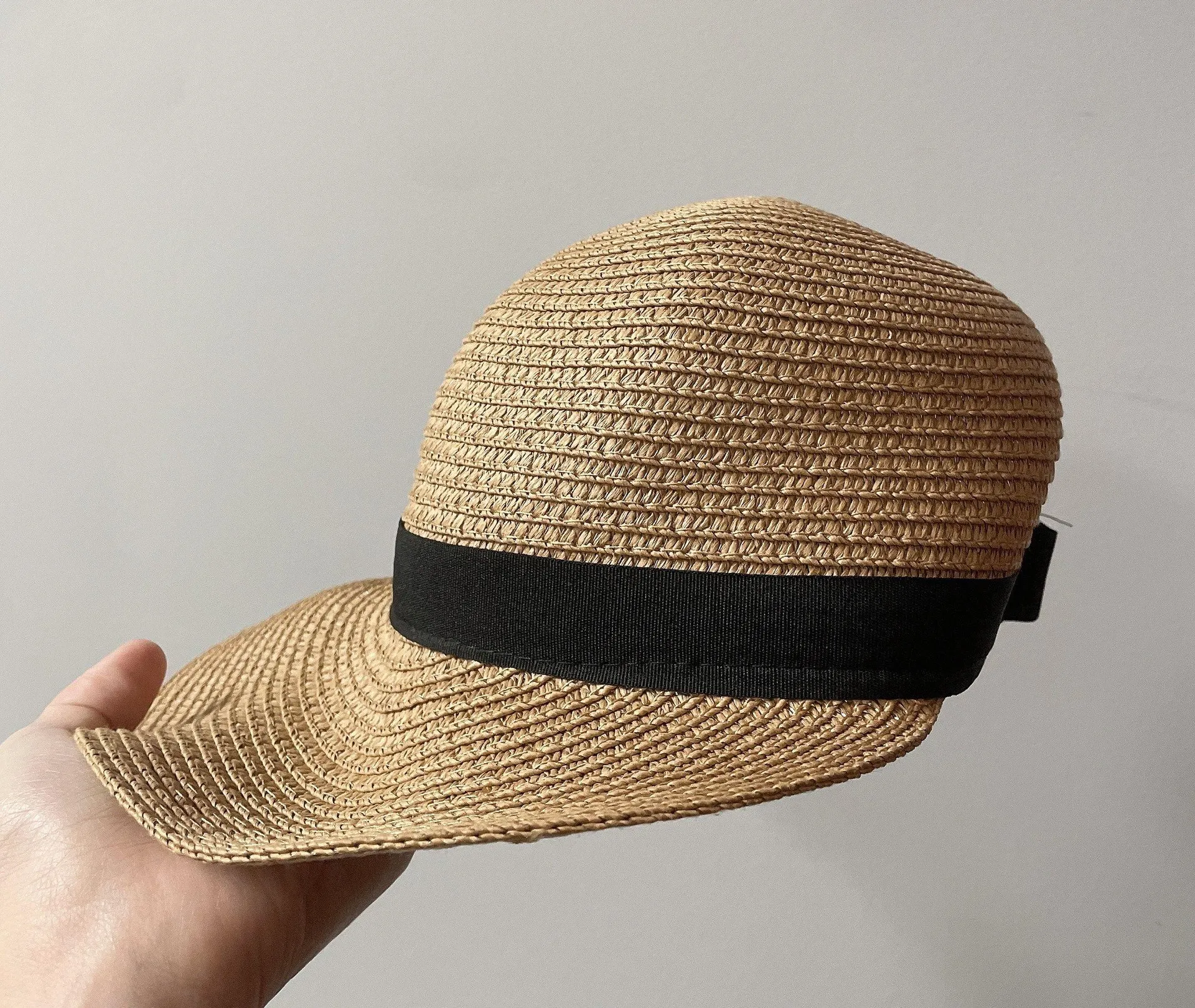Sunny Straw Tennis Cap Tan - Image 3