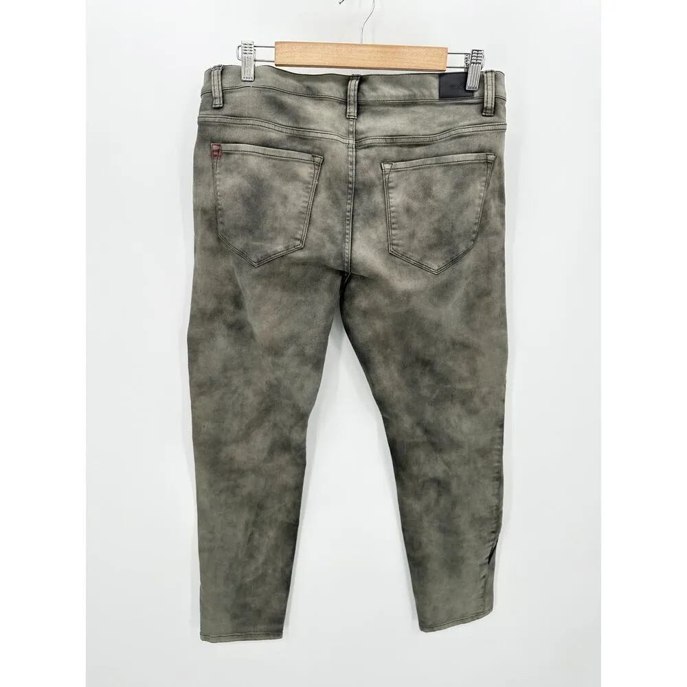 Urban Outfitters BDG Jeans Women 32 Grey Green Dye Mid Rise Twig Ankle Denim - Image 2