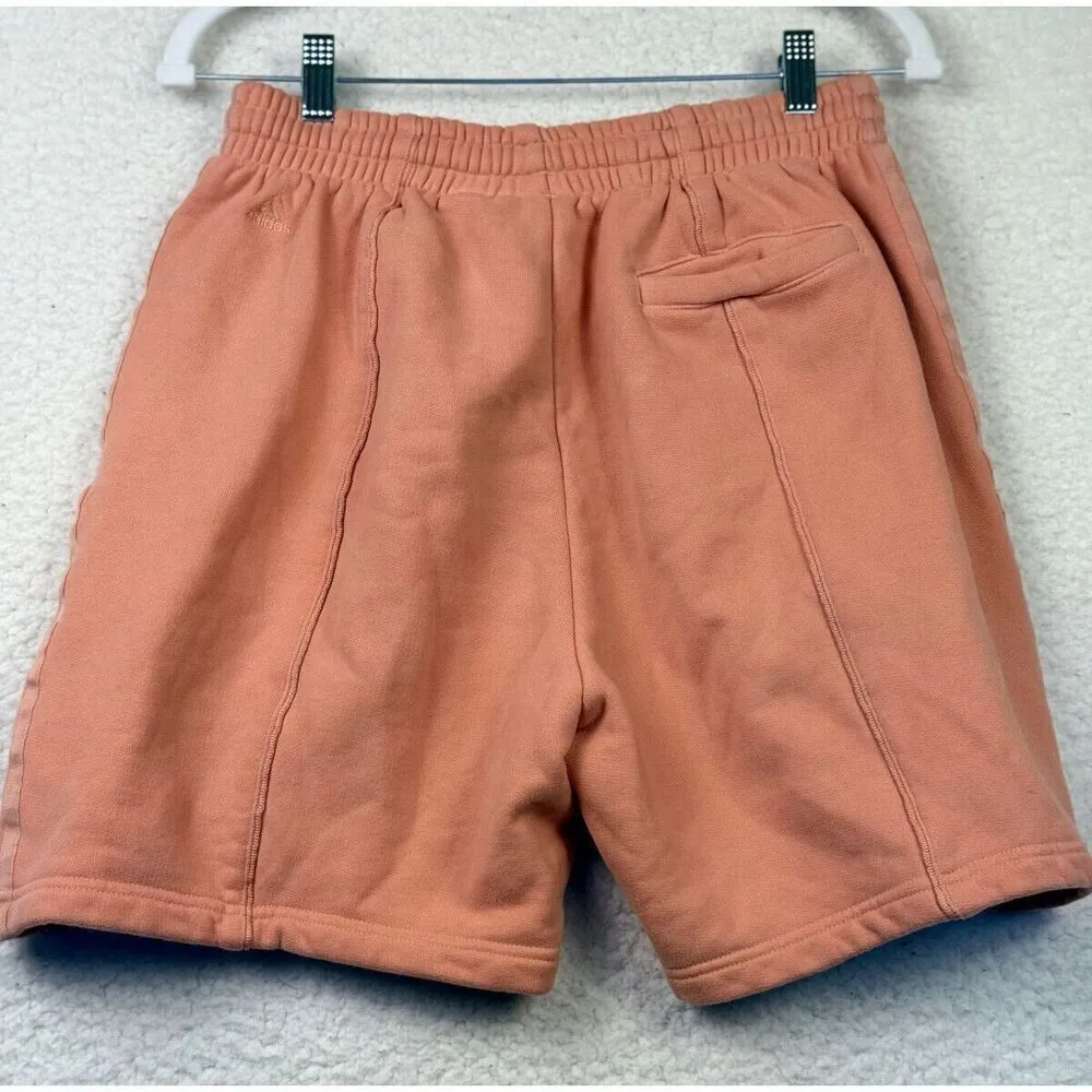 Adidas‎ X Ivy Park Beyonce French Terry Blush Peach Unisex Sweat Shorts Small - Image 2