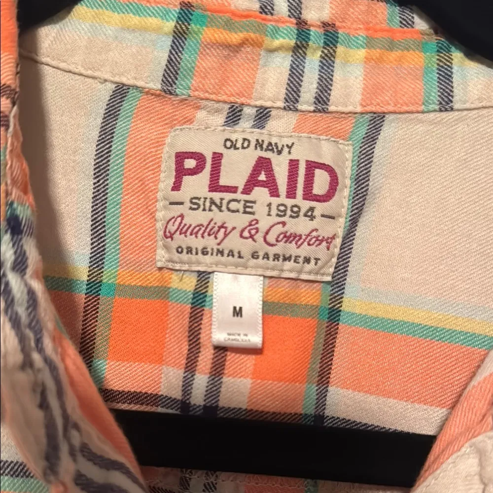 Old Navy Plaid Shirt - Image 2