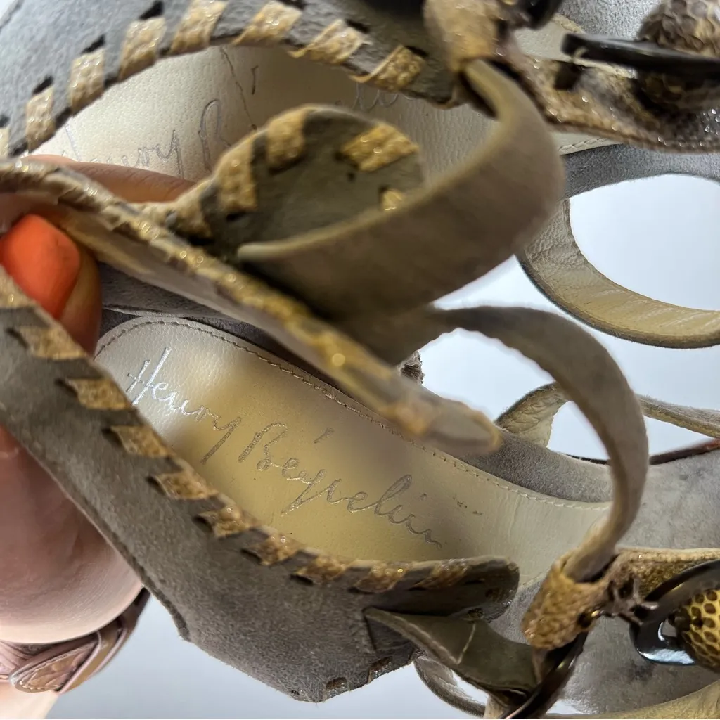 Henry Beguelin | Size 38.5 Elegant Gray T - Image 3