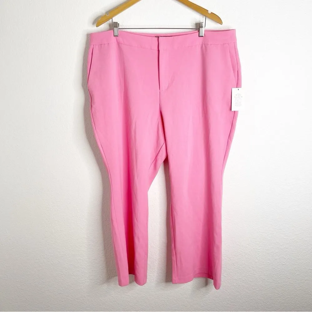 Eloquii Pink Trouser Pants‎ Size 20 - Image 2