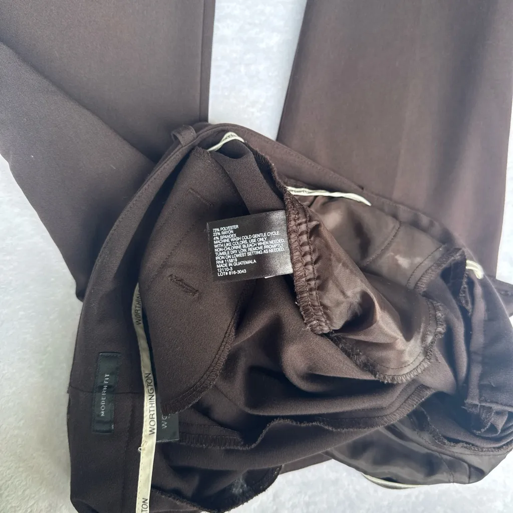 Worthington  Dark Brown Pants - Image 4