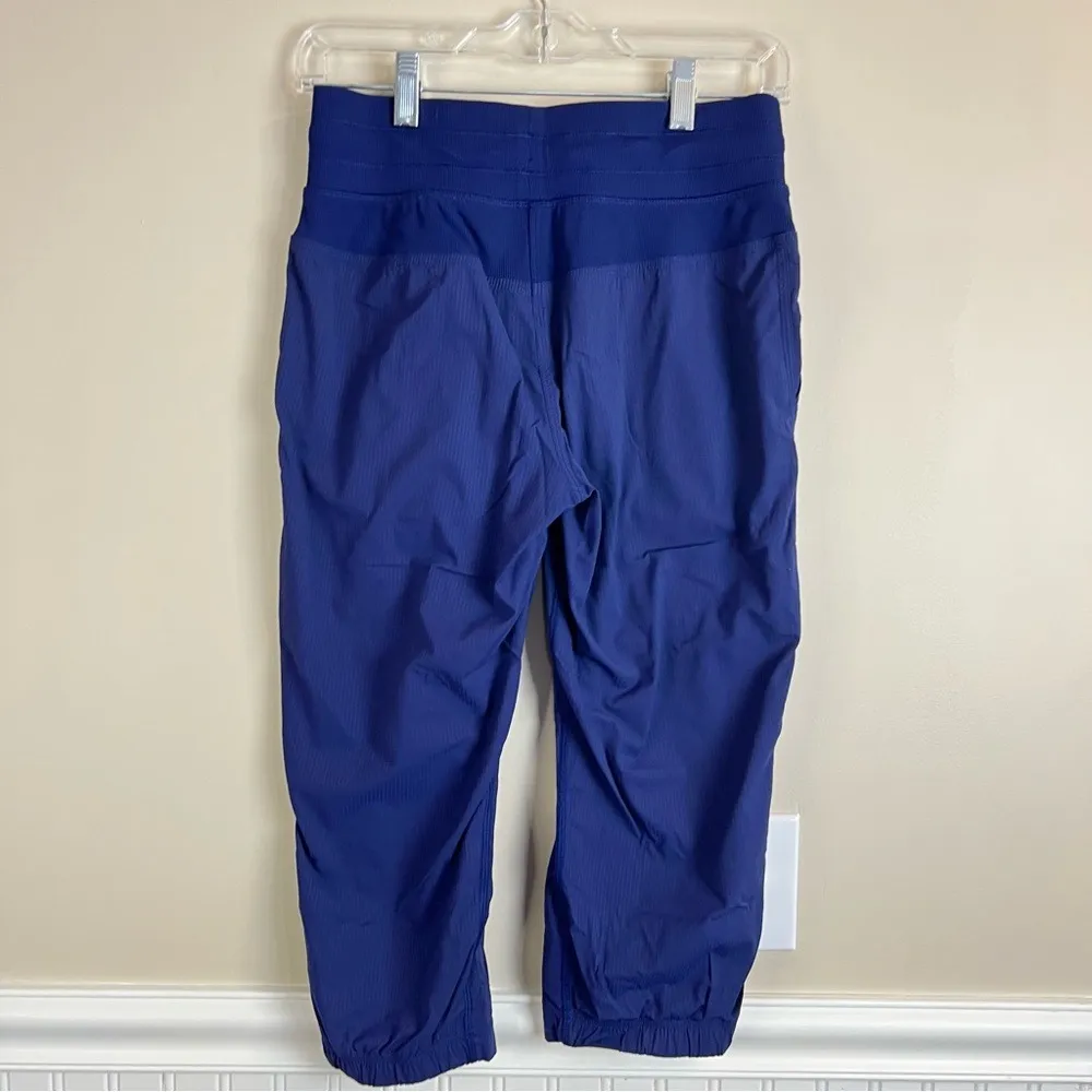 Lululemon  Dance Studio Crop Jogger Pants Blue Size 4 Drawstring Waist - Image 4