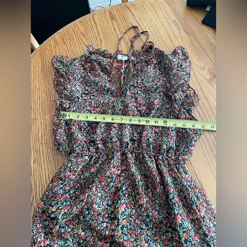 BB Dakota by Steve Madden ditsy sleeveless floral midi dress size S - Image 8