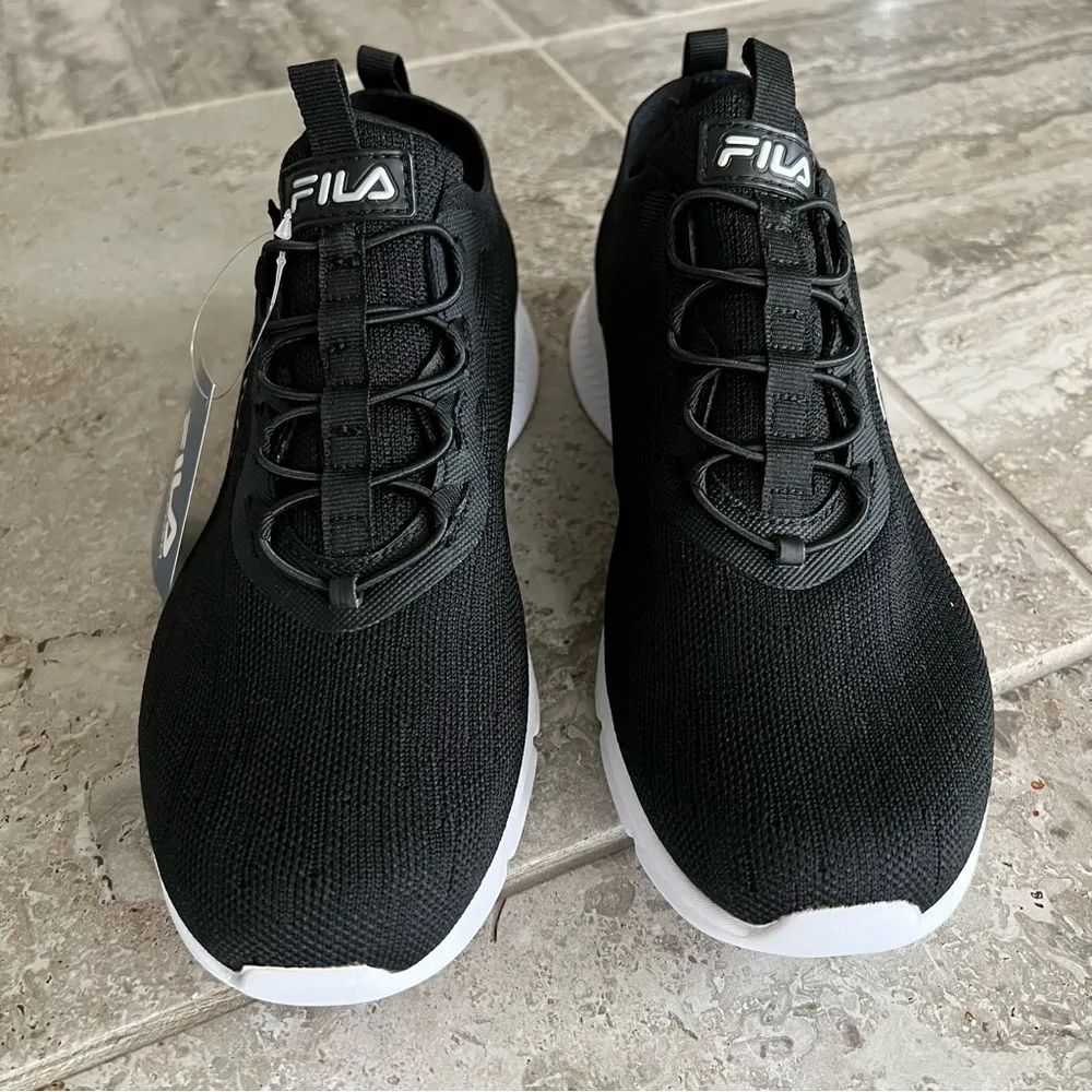 Fila Sneakers Memory Galaxia 3 Walking Shoes Black White  Size 10M NEW - Image 11