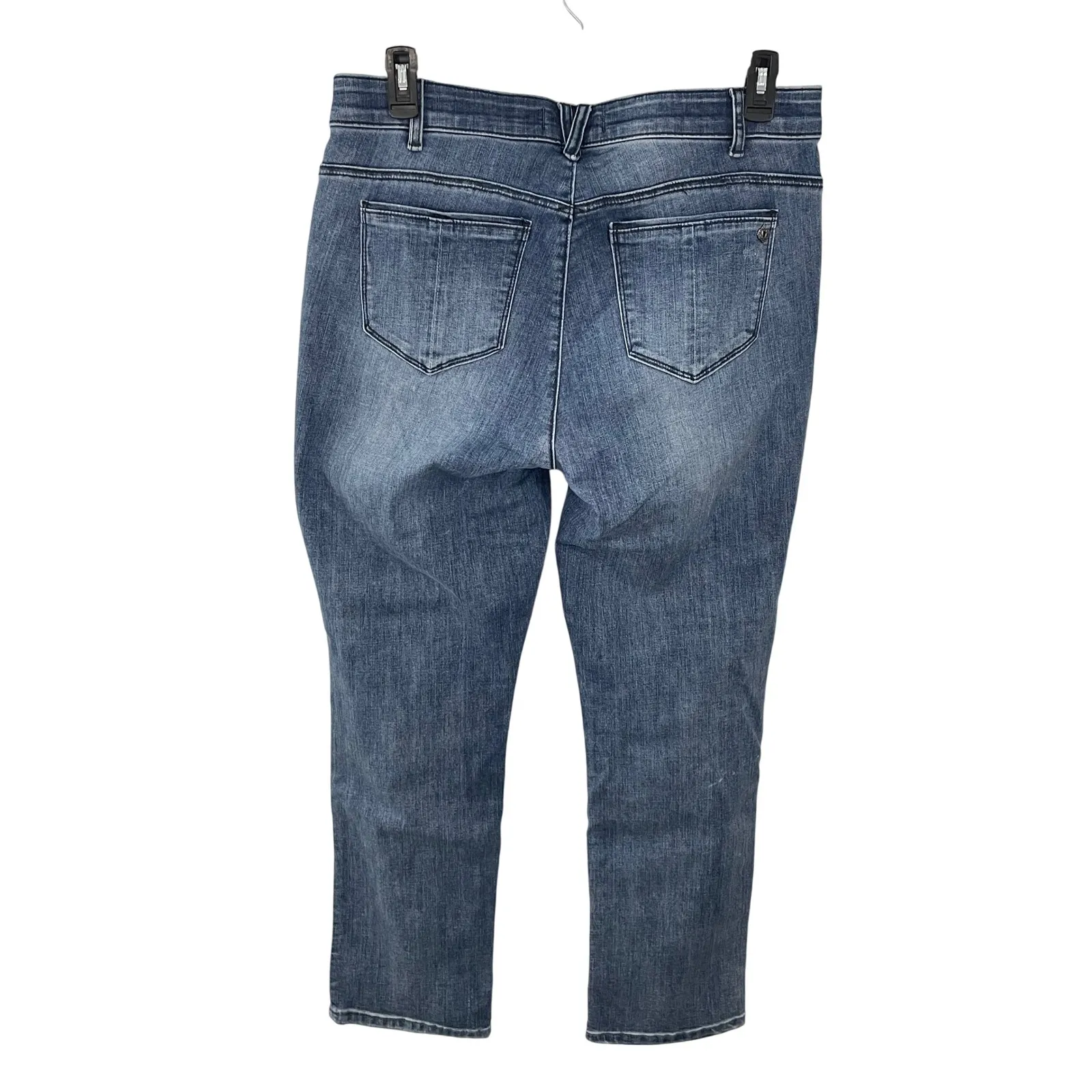 Democracy Women's 16W Ab solution Straight Leg Jeans Medium Wash - Image 2