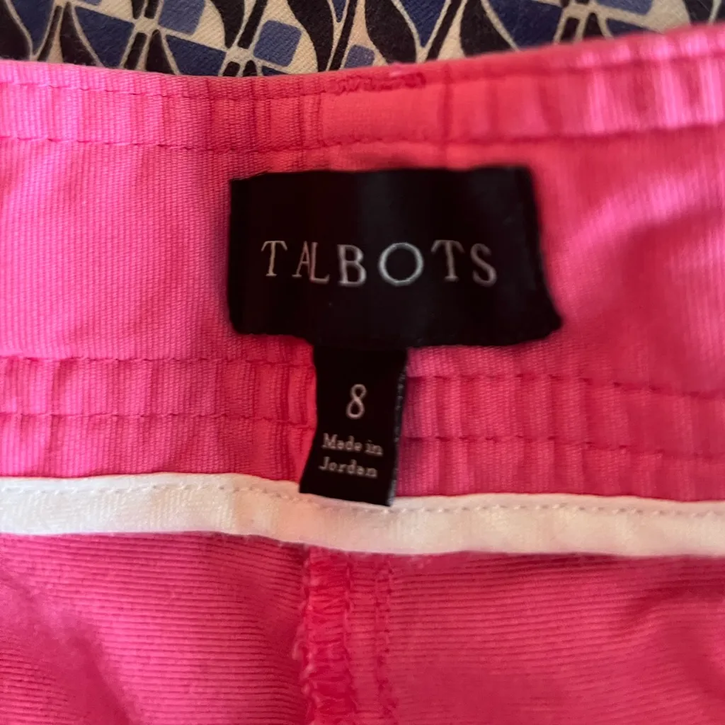 Talbots - Bright Pink Wide-Leg Pants - Image 2