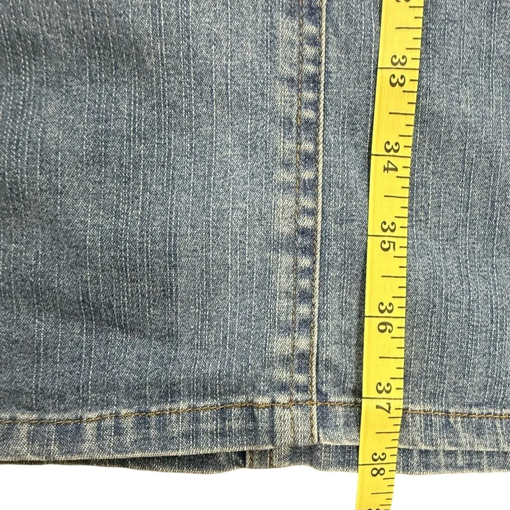 Forenza Dress Y2K Womens 12 Denim Halter Button‎ Front Blue Jean Pockets VTG 90s - Image 6