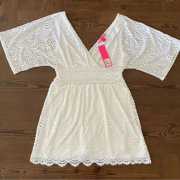 Lilly Pulitzer Parigi Skort Romper in Resort White Size L - Image 3