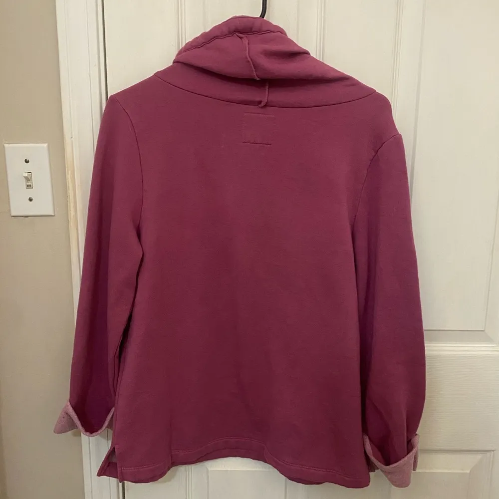 Pajamagram Super Soft Cowlneck Fleece Pajama/Loungewear Set Pink - Image 8