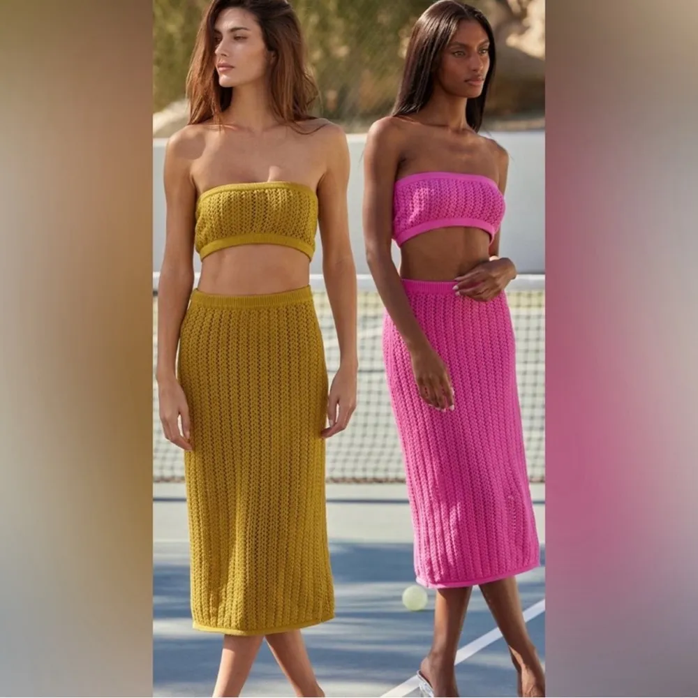 MISA Los Angeles Knit Bandeau Top - Image 3