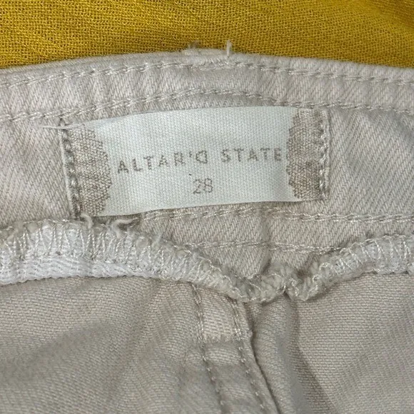 Altar'd State Gina Size 28 Tan Beige Cargo Utility Baggy Relaxed‎ Pants - Image 13