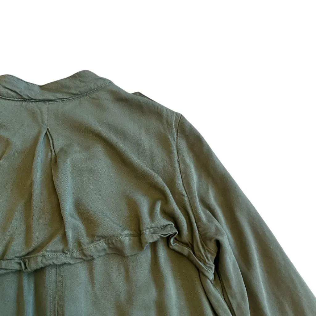 Triple Five Soul Forest Green Sweater Jacket Snap - Image 7