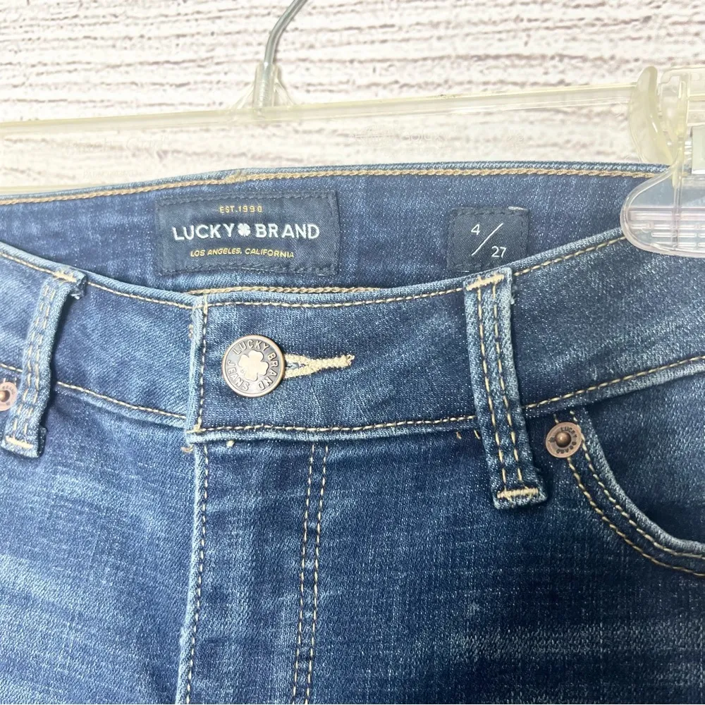 Lucky Brand Hayden Skinny Jeans Size 4/27 Medium Wash - Image 6