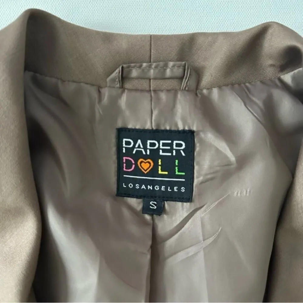 Paper Dolls Paper Doll Women’s Draped Front Blazer Size S - Image 3