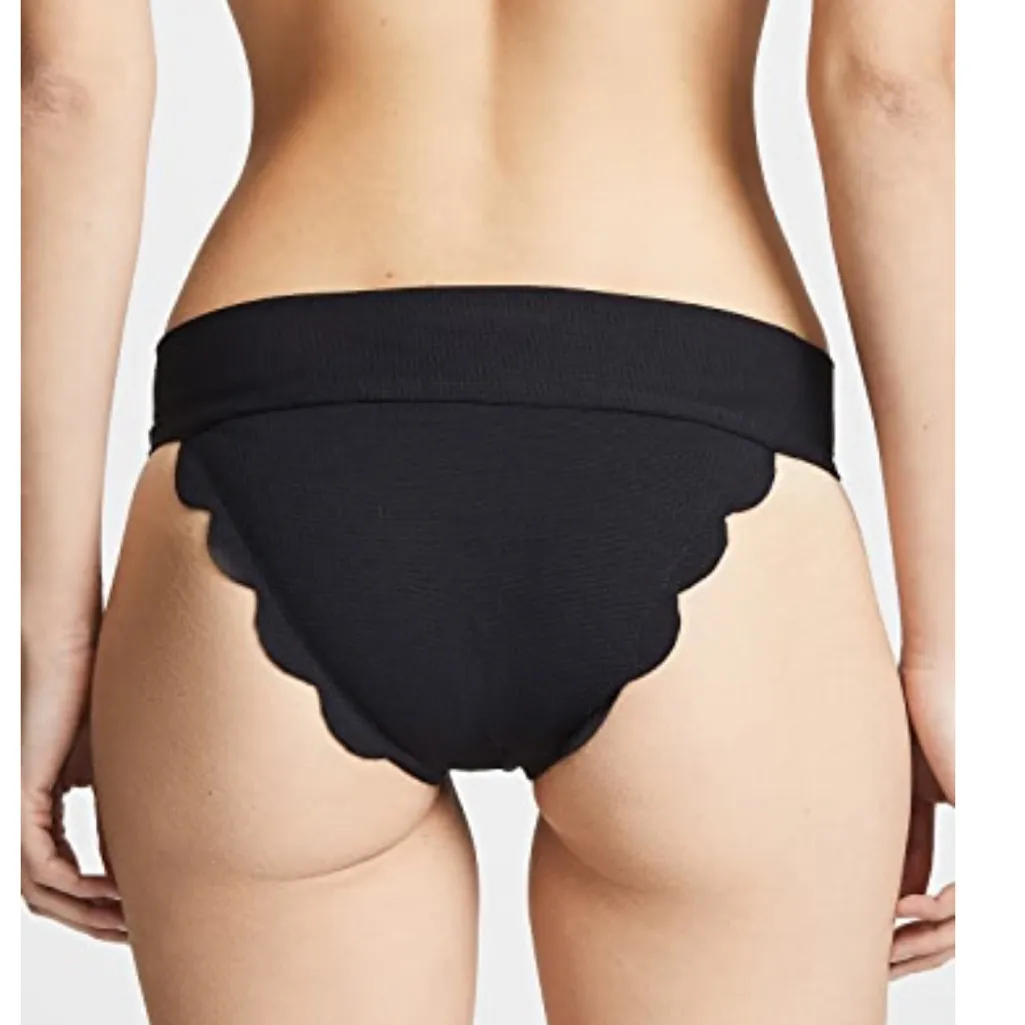 Marysia Swim Light Blue Scalloped Bikini Bottom Size M - Image 7