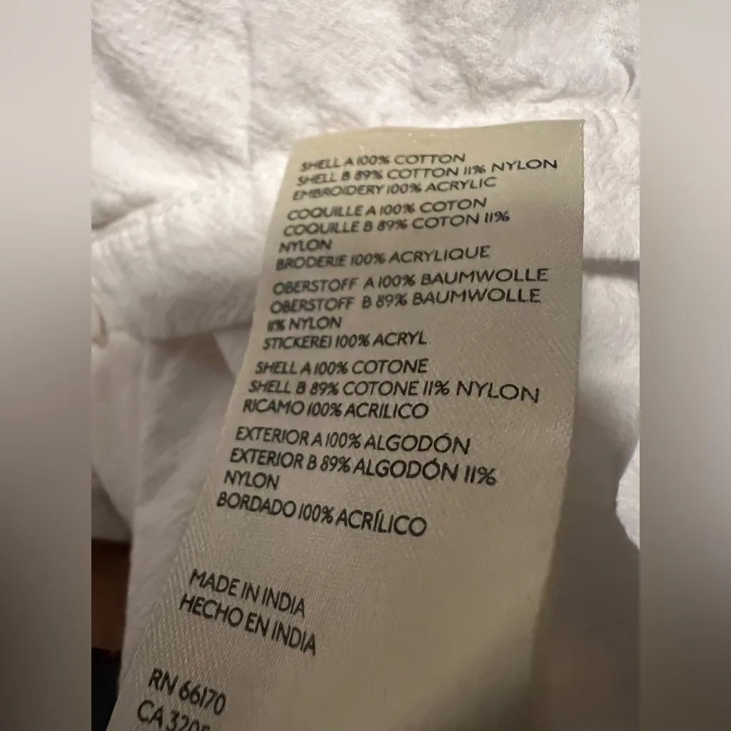 Free People Peasant Lace Embroidery Crop Top Coquette Blouse Crop Pirate Boho - Image 6