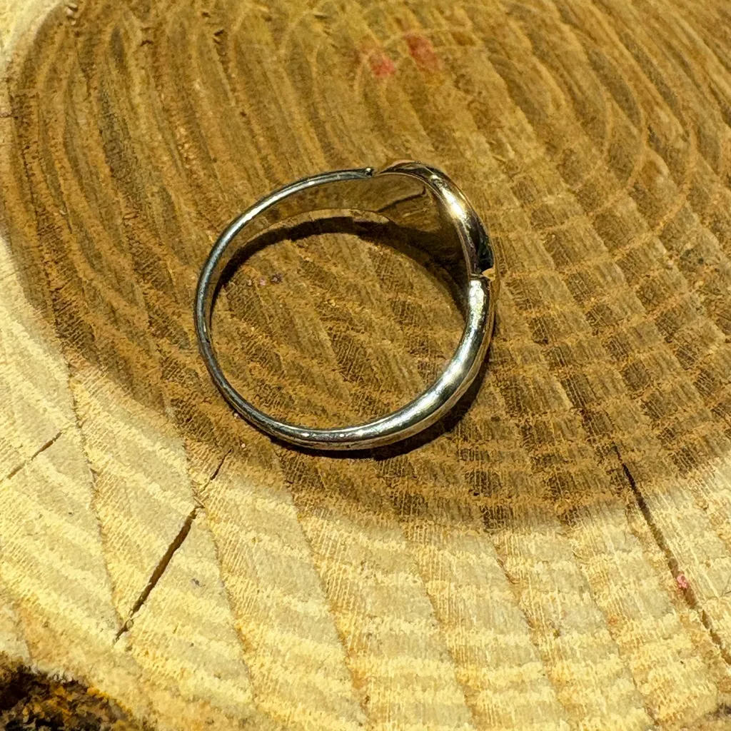 Sparkly crescent moon ring - Image 3