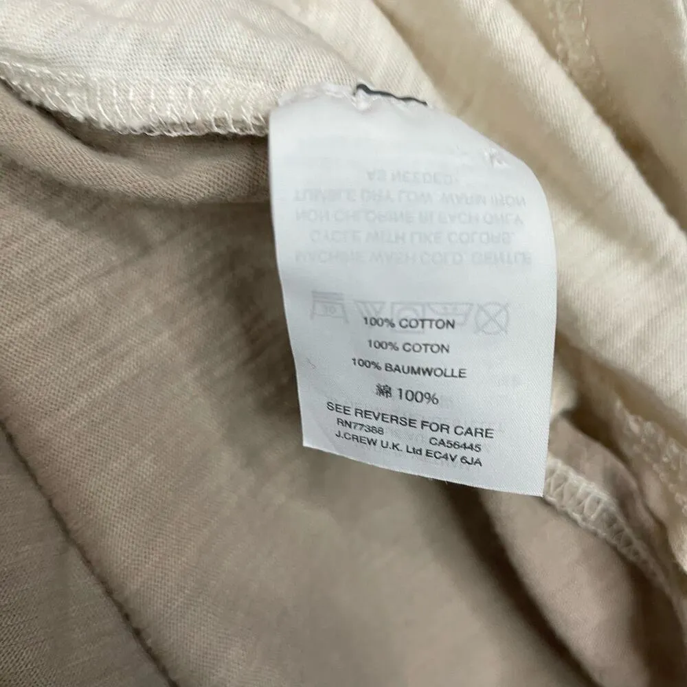 Madewell Neutral Long Sleeve S Womens Color Block Casual Asymmetrical - Image 4