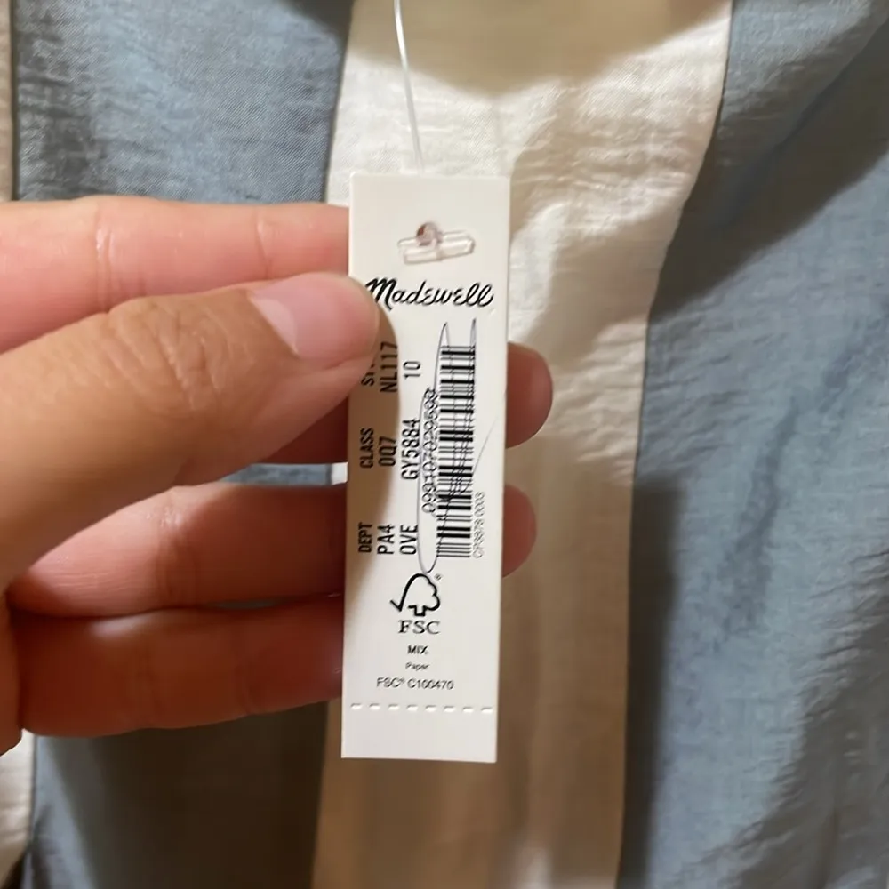 Womens New Madewell Petite Pleated Midi Dress in Stripe - Image 10