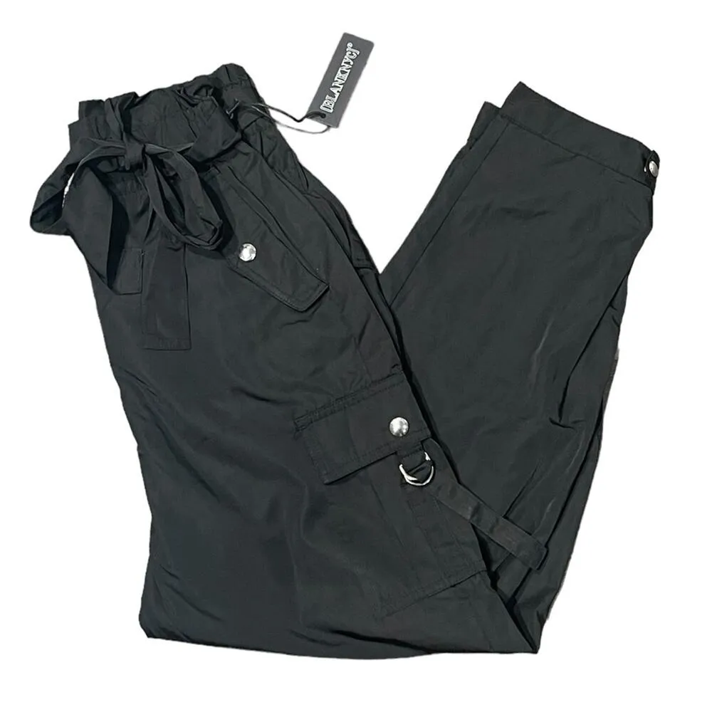 NWT! Blank NYC Time Machine Black Cargo Utility Pants - Size 27 - Image 6