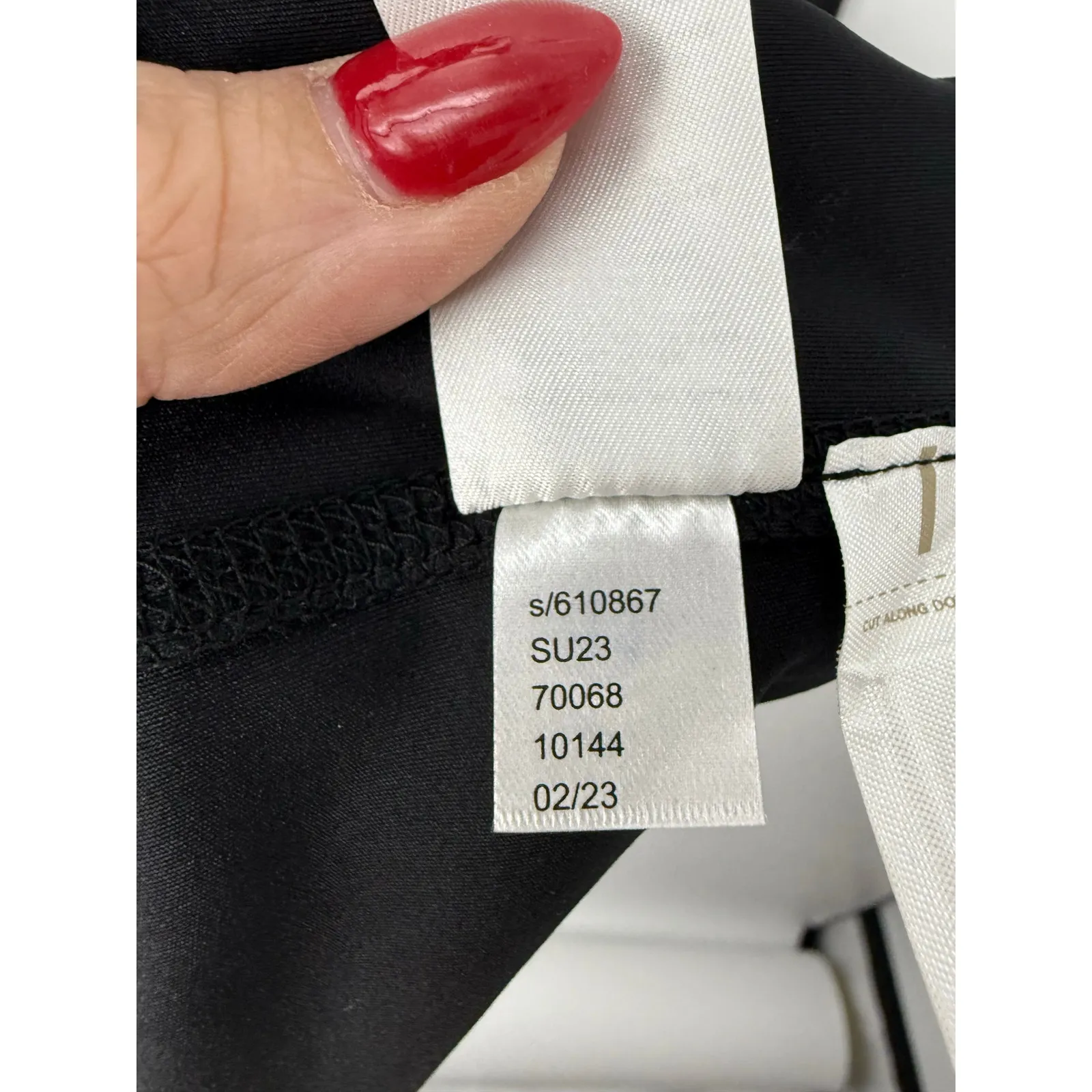 NEW Lou & Grey Black Fit & Flare Tank Mini Dress S Athleisure Minimalist Sporty - Image 12