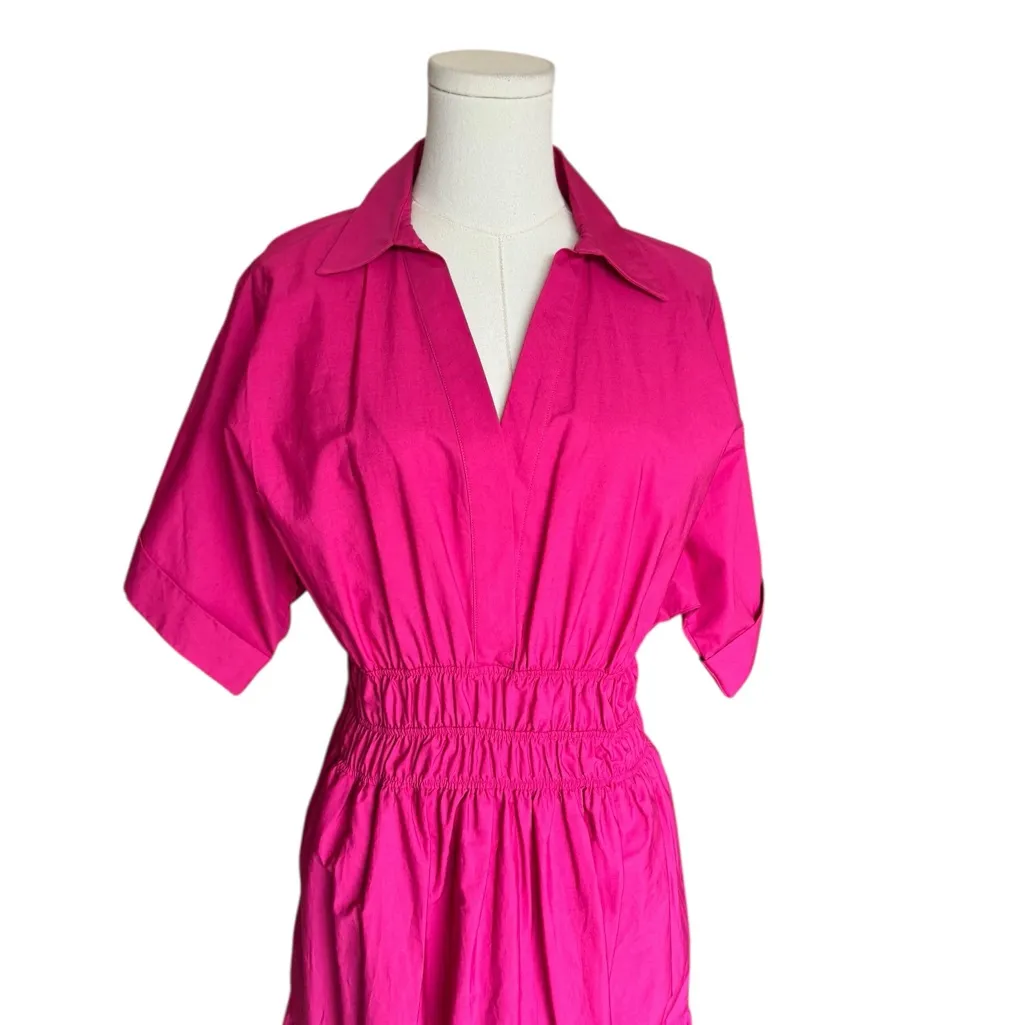 Anthropologie - NWT The Somerset Maxi Dress in Hot Pink Sz S - Image 4