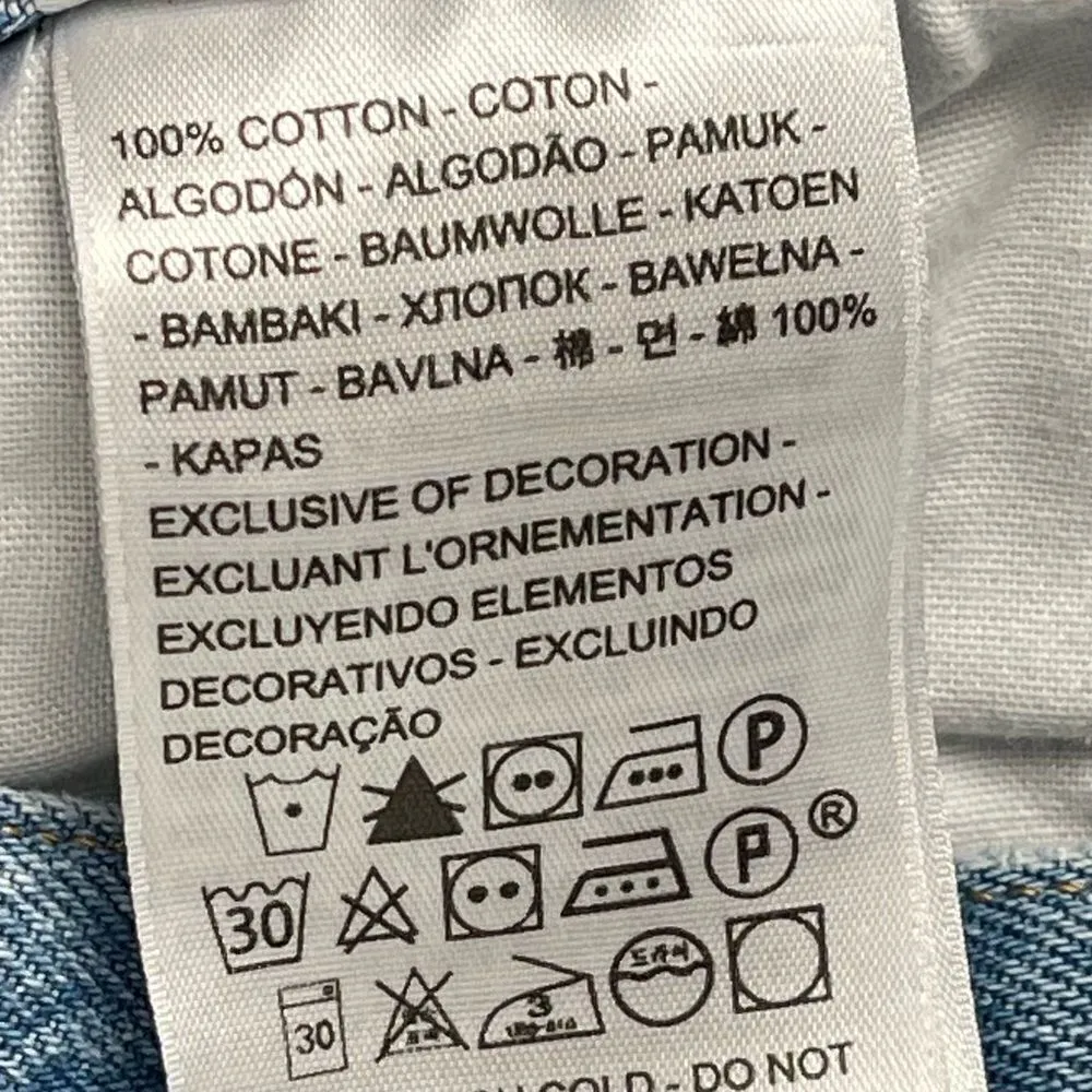 Levi’s Premium 501 Button Fly Destroyed Shorts (Luxorlight) - 31 - Image 11