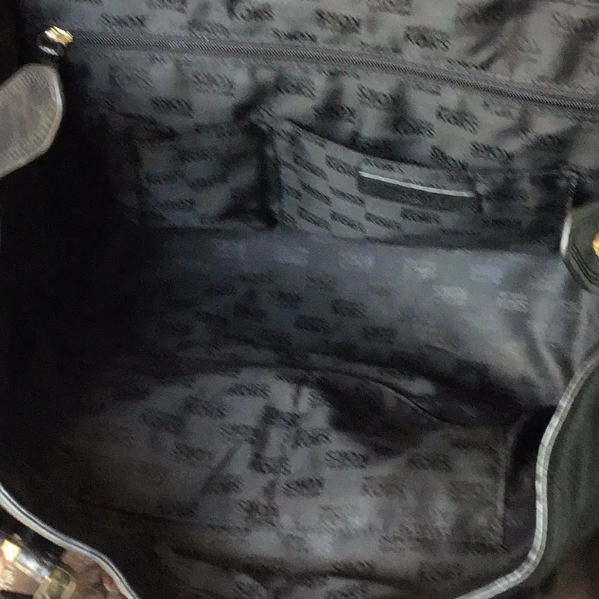 Michael Kors Black Harness Leather Grab Bag Luggage 35F4GHNT3L $398 - Image 16