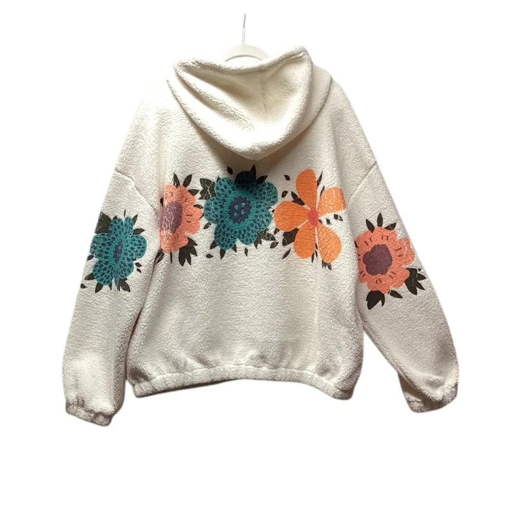 Easel Teddy fleece Sherpa pullover. Size Large - Image 5