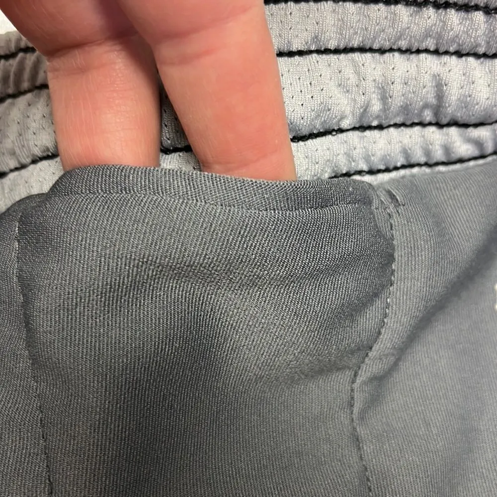 Nike Women’s Black/Gray Athletic Shorts with Built-in Drawstring Shorts- Medium - Image 12