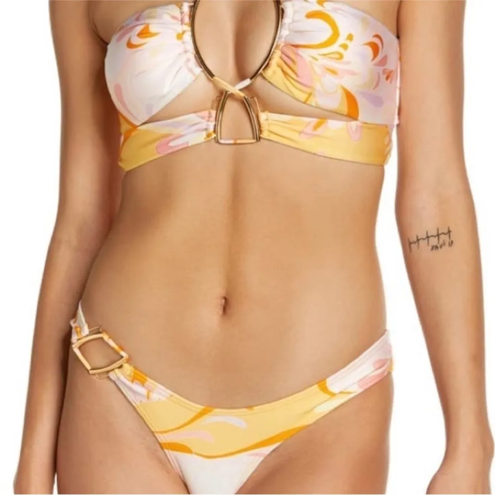 NWT Print Halter Bandeau Bikini Top US6 - Image 6