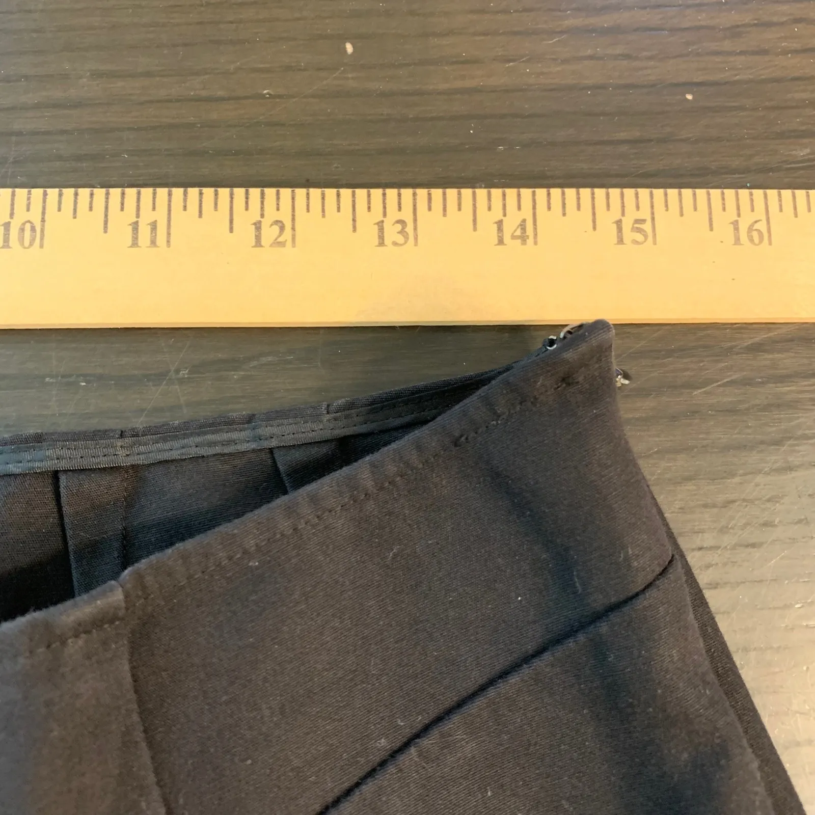 Chicos 0 Black Cropped Pants Stretch Cotton Blend Womens 4 Small Church Minimal - Image 7