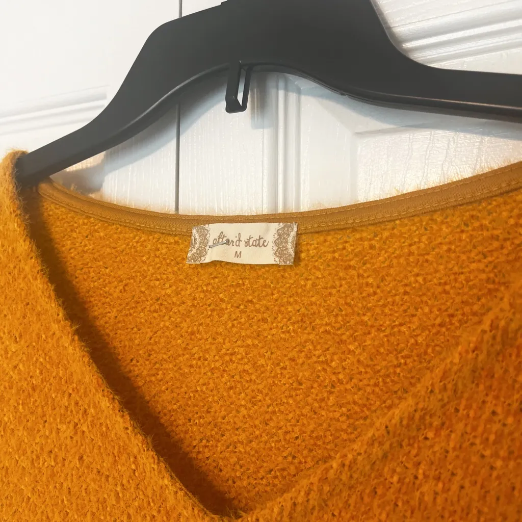 Altar’d state yellow sweater - Image 3