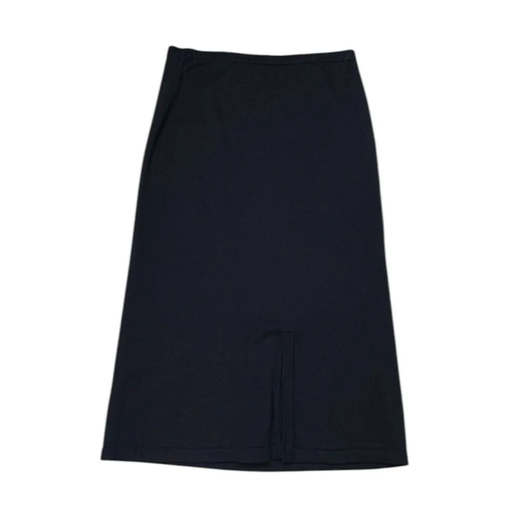 *New Storybook Knits Sweater Skirt Womens 1X Black Maxi Dark Acadamia Classic - Image 3