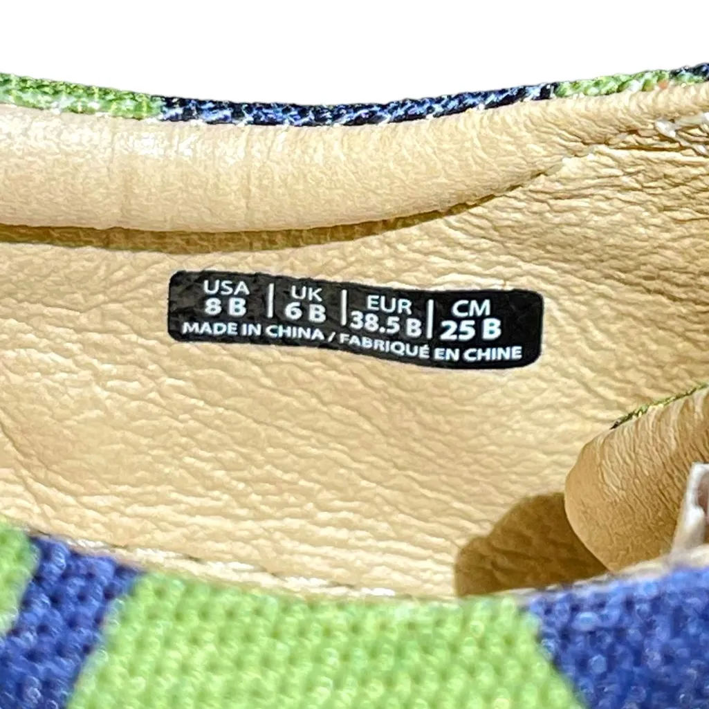 NEW Spenco Green & Bokeh Navy Malibu Spotted Canvas Lace - Image 9