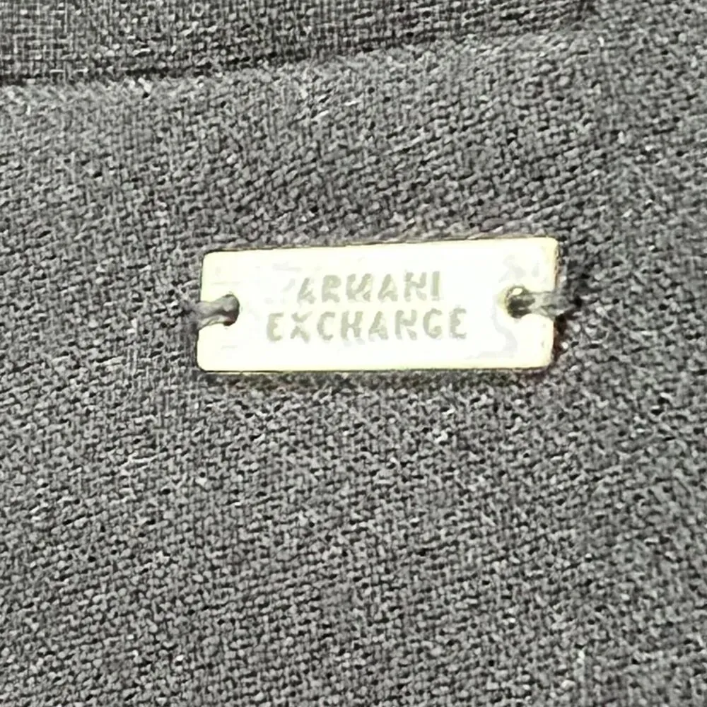 Armani Exchange Dress Pants Womens 8 Black Trouser Pockets Office Siren Corpcore - Image 12
