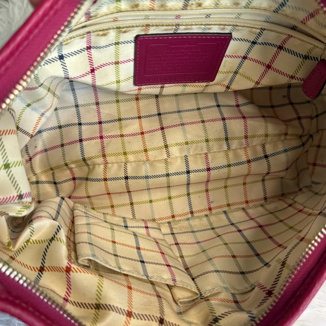 y2k COACH Z Ergo Leather Small Hobo Shoulder Bag - Image 8