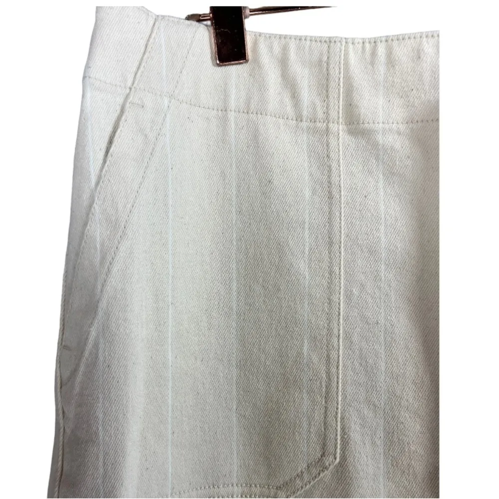 NWT J. Crew Tie-waist‎ Camp Pant in Denim Stripe L - Image 7