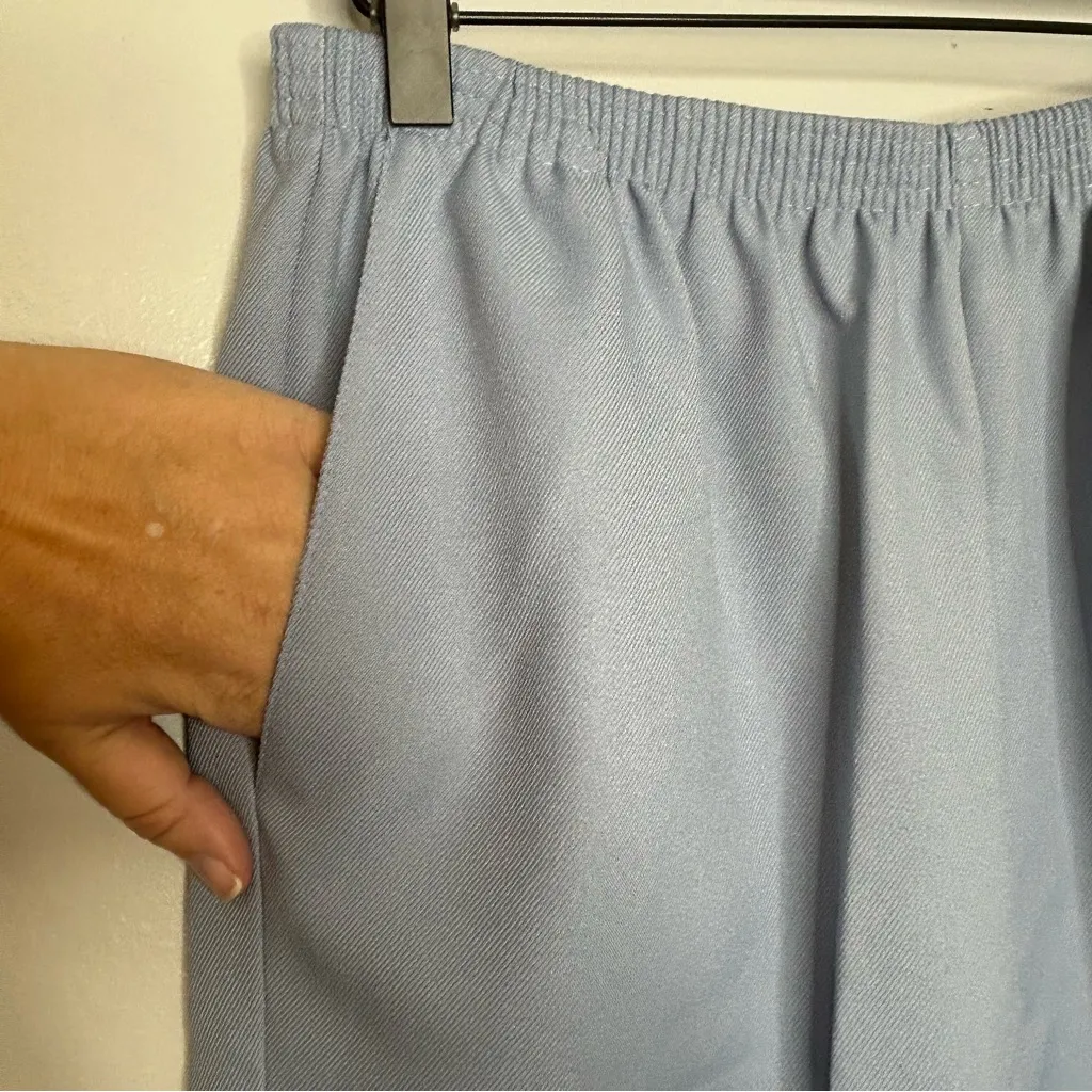Alfred Dunner Light Blue Pants Size 12 - Image 3