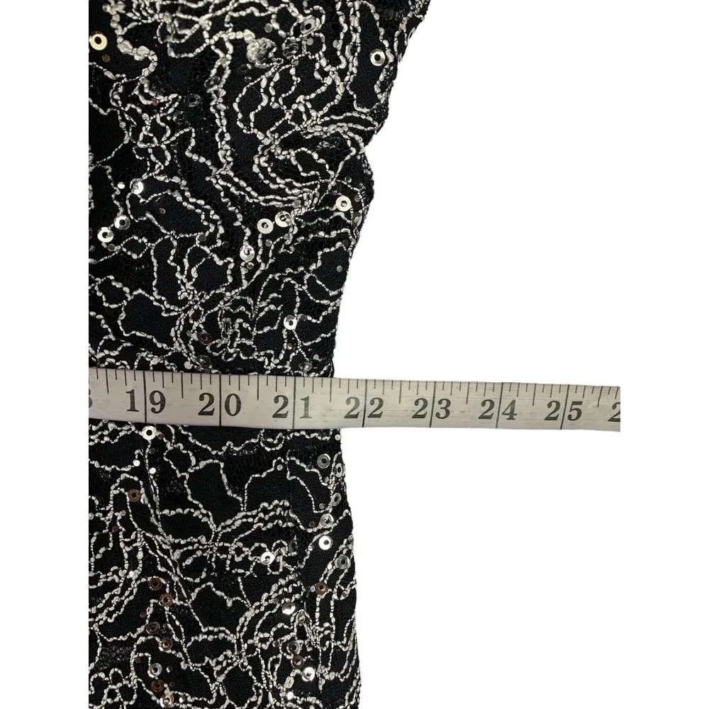 R&M Richards Women's Black & White Casual Dress & Cardigan - Image 9