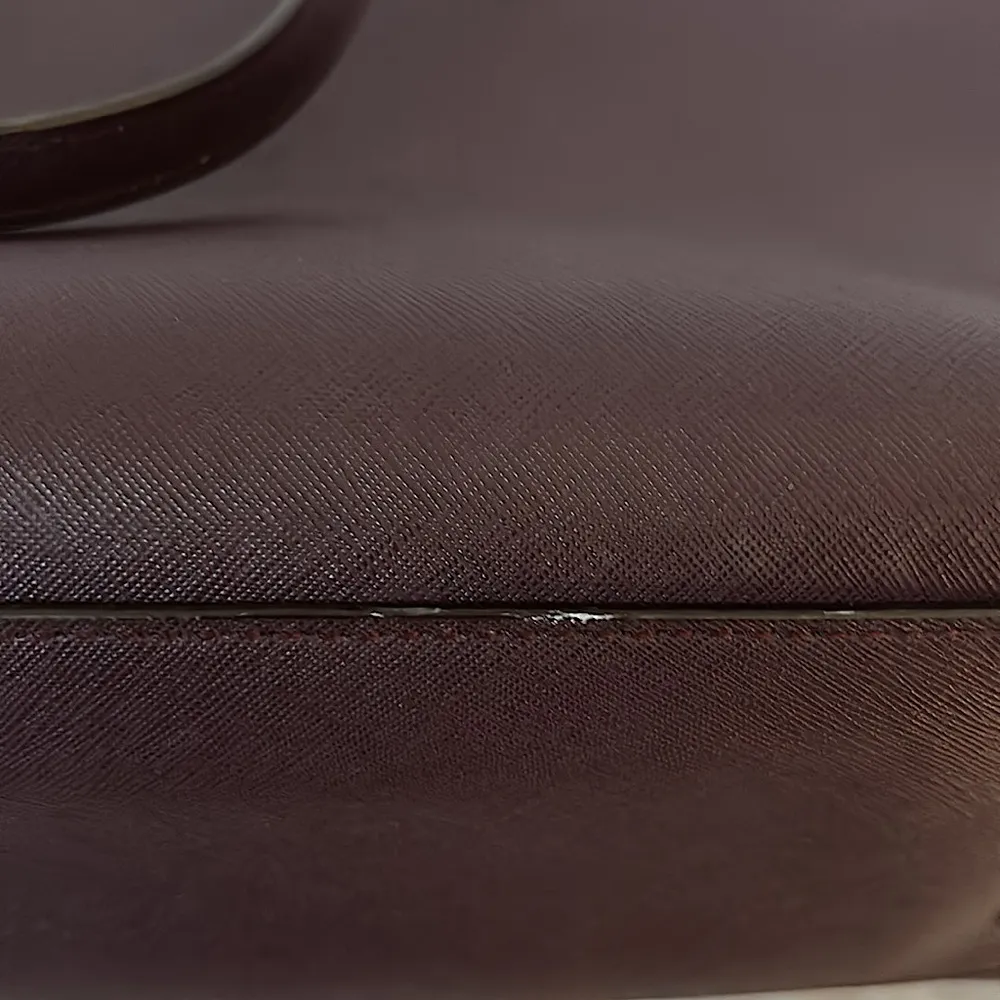 Kate Spade Luxurious Dark Wine Purple Large Leather Tote Bag 🌸🌸 - Image 11