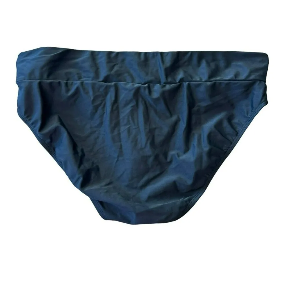 Black Bikini Bottom Size 1 1X Women's Swimsuit Basic Classic Women's - Image 3